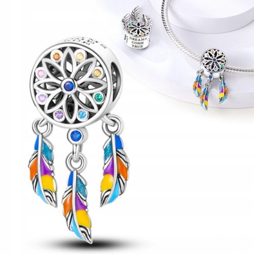  Charms for bracelets DREAM CATCHERS silver C340