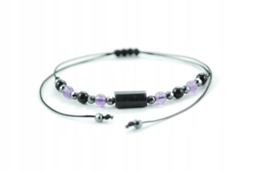  TOURMALINE AMETHYST HEMATITE protection and peace