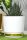  Kerd flowerpot 17.8 cm x 18.5 x 17.8 cm diameter 18.5 cm plastic white, yellow and gold tones, multi-colored