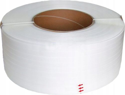 PP band 12x0.6x2500 white for strapping and banding