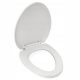  Unitec toilet seat, white polypropylene