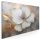 Pictures on the wall 100901 Canvas painting GOLD FLOWER, WHITE PETALS