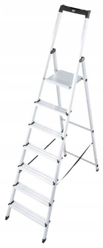 Krause 7-step aluminum ladder, 3.5 m