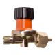 Propane-butane gas reducer, adjustable 0.5-4 bar,