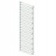  Bathroom radiator white decorative 180x50 Iris