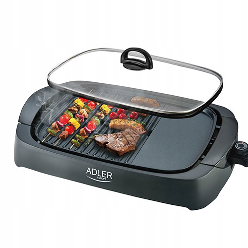 Traditional electric grill Adler AD6610 black 3000 W