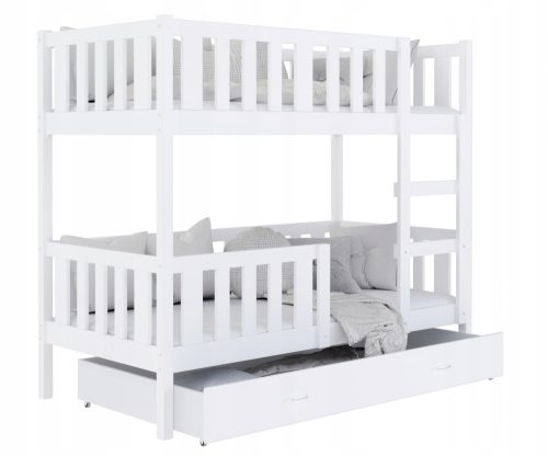  AJKmeble BOBO 11 bed 84 x 164 cm white