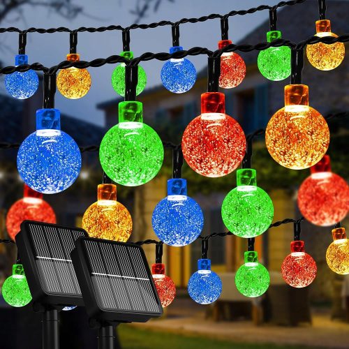  2 PIECES SOLAR GARDEN GARLAND LIGHTS 30 LEDs