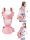  Ergonomic baby carrier with hip belt Goldstart E001, pink