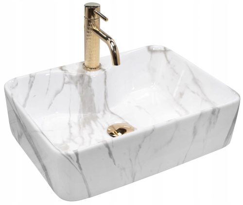 Rea Kelly rectangular countertop washbasin