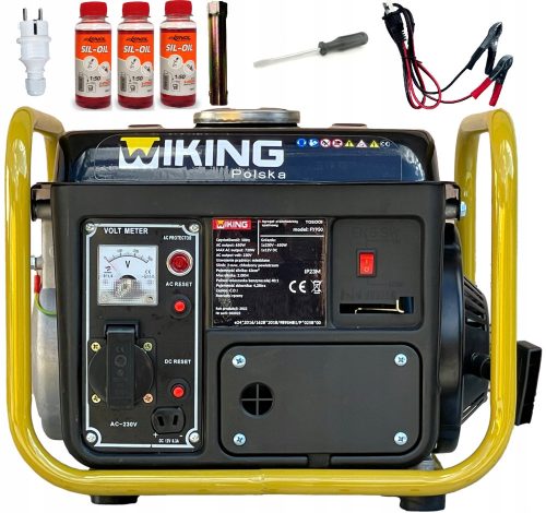 Portable single-phase generator Wiking 720 W petrol