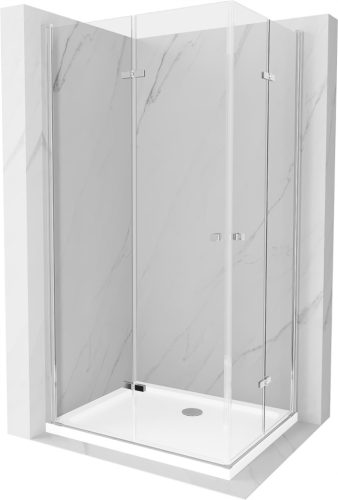 Mexen Lima Duo shower cubicle with folding doors 90 x 80 cm