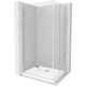 Mexen Lima Duo shower cubicle with folding doors 90 x 80 cm