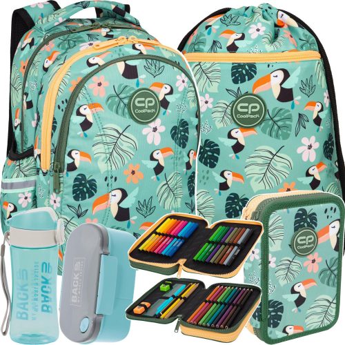  TOUCANS TROPIC YOUTH COOLPACK SCHOOL BACKPACK