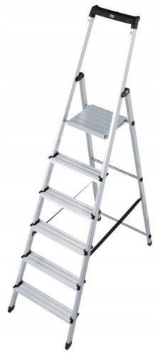 Krause Ladder 3.25 m Aluminium 1 x 6 up to 150 kg