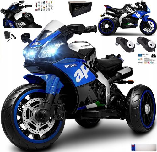  Joy4kids N-666 Motorcycle black and blue