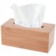 Cups and containers for the bathroom Tissue holder made of bamboo, beige tissue box, perfect for the living room