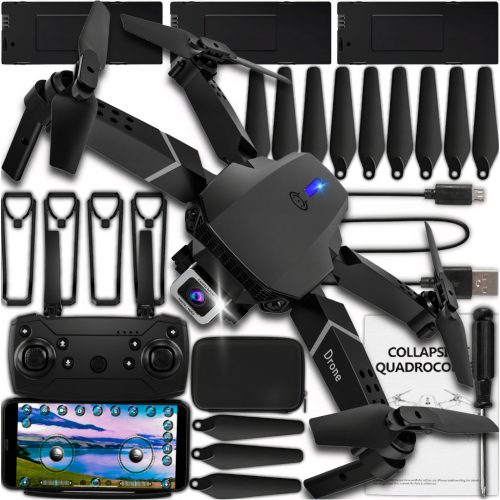  DRONE E95 PRO 2 WIFI HD CAMERAS TOY HOVER 350m REMOTE CONTROLLED PILOT