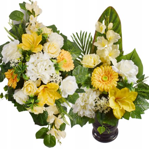 Artificial Flowers Grave Decoration Set for the Cemetery