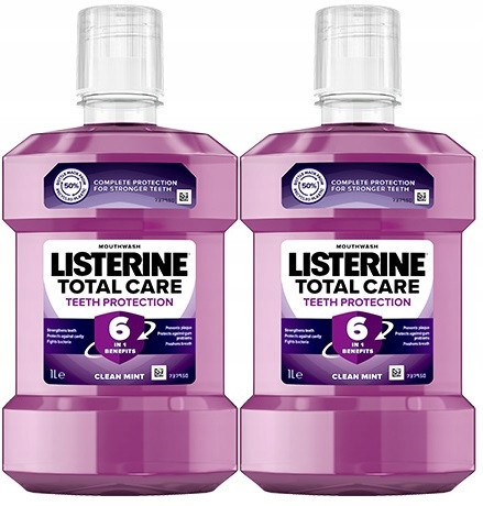  Listerine Total Care Clean Mint Mouthwash 1000 ml