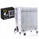 Riwall 2500 W oil radiator, white