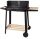  PORTABLE GARDEN CHARCOAL GRILL WITH 2 SHELVES ON WHEELS BBQ 49 x 28 cm
