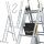 Drabest Leiter 6,31 m Aluminium 3 x 11 bis 150 kg