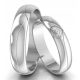  HEART WEDDING RING WHITE GOLD 585 HEART PATTERN