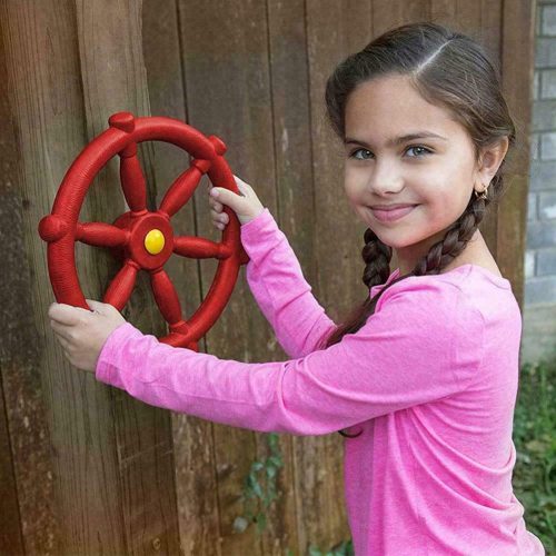 GIGI TOYS Steering Wheel for the House RED Accessories