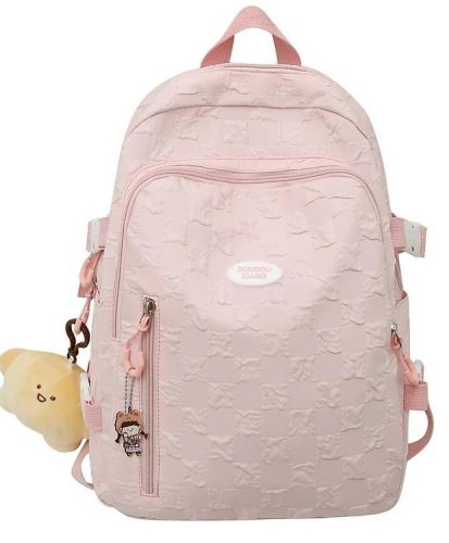 Youth School Backpack for Urban and Outdoor Adventure with Toy Mascot