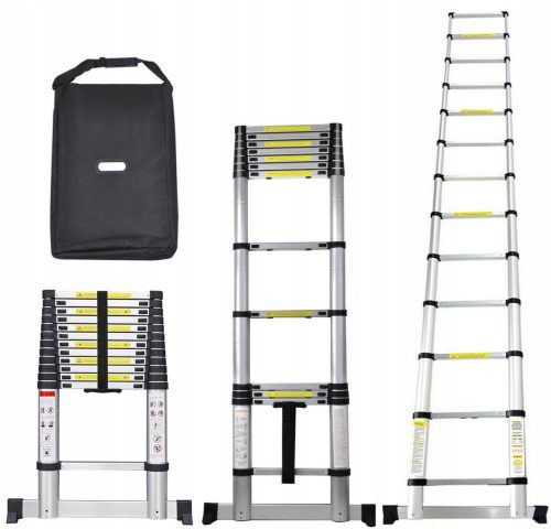 Ladder aluminum ladder 3.8 m up to 150 kg