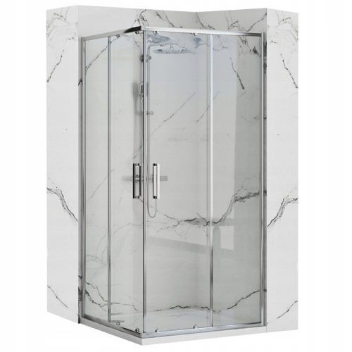 Rea Punto shower cubicle with sliding doors 100 x 80 cm