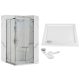 Rea Punto shower cubicle with sliding doors 90 x 90 cm