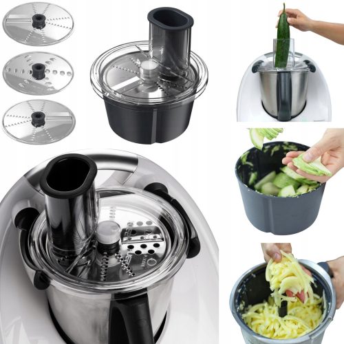  thermoCOOKING TitaniumSlicer(R) food slicer for VORWERK Thermomix TM6 and TM5 1500 W