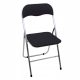  Patio Garden Chair, Black Metal