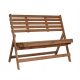 Benches for garden and terrace Wooden bench with backrest 400 x 1040 cm