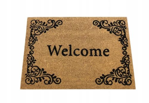 Entrance and doormats for the house Ready-made doormat Sindbad II, 40x60 cm, black and beige