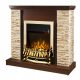 Fireplace with heating function Art Flame Rock & Corsica 1500 W 98x90.3x30 cm brown