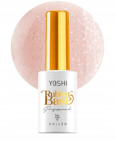  YOSHI RUBBER BASE PINK WITH PARTICLES NO. 9 10 ml