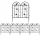 Robust garden fence made of 5 metal panels, 65 cm