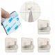 Bathroom Coat Hanger Dobo Adhesive Hooks, Chrome, Grey and Silver Tones