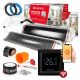  INFRARED HEATING FILM SET power 140W 100cm area 14m² BLACK + WiFi