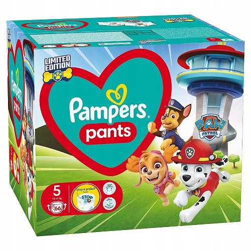  Pampers Diaper Pants Paw Patrol size 5 66 pcs.