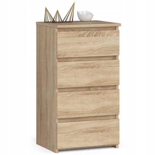  Akord CL4 chest of drawers 40 x 35 x 74 cm, Sonoma oak matt