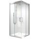 Edea series shower cubicle with sliding doors 80 x 80 cm