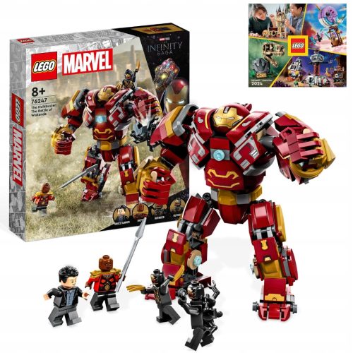  LEGO Super Heroes 76247 Hulkbuster: Battle for Wakanda + LEGO CATALOG 2024 NEW