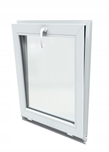 Lorac PVC window 40x60 cm, tiltable, symmetrical, white