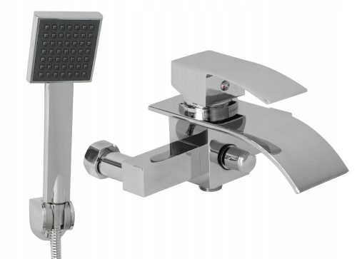 Single-lever wall-mounted bath and shower faucet Estiva, chrome