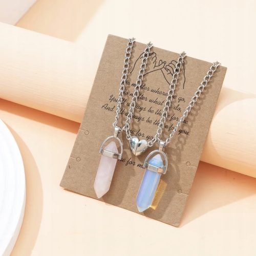  Friendship Chains BFF Necklace for Couple x2