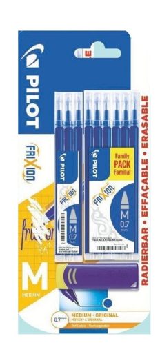  Pilot Frixion insert 0.7 blue 9 pieces + eraser